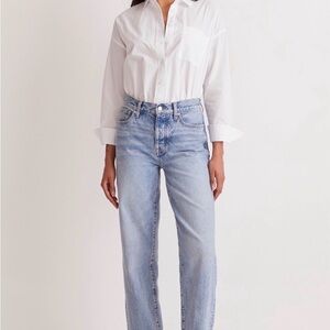 Madewell Low-slung straight leg jeans